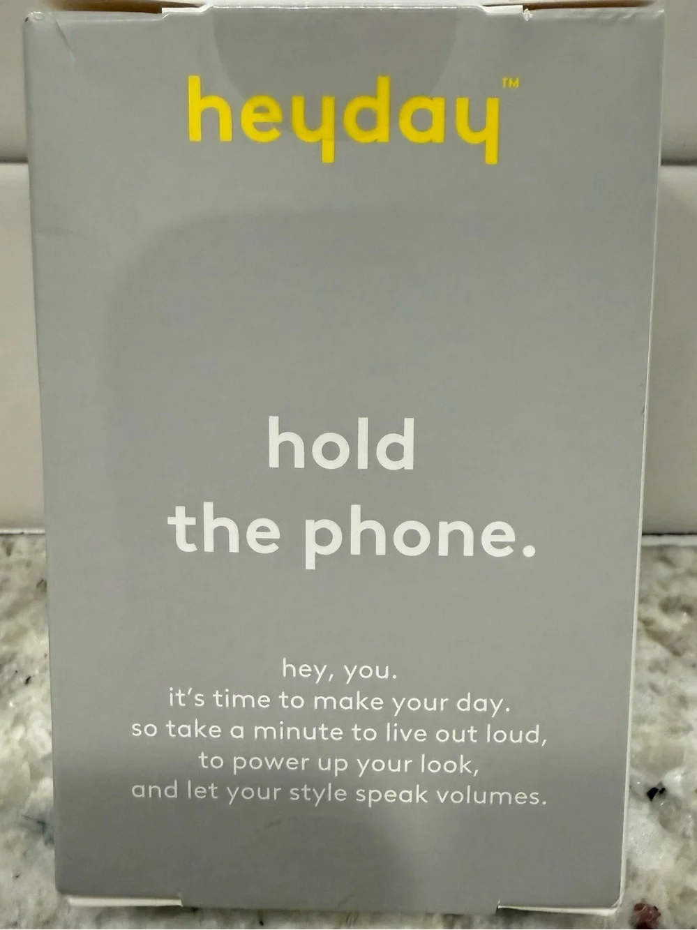 3/$15* heyday Suction Phone Mount with Pink Heart Accent NWT